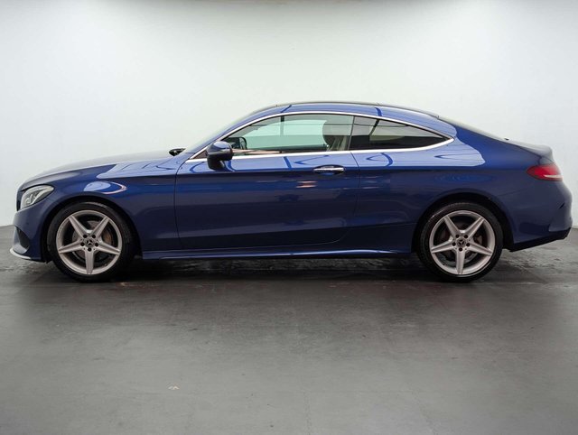 USED 2018 18 MERCEDES-BENZ C-CLASS 2.1 C 220 AMG Line Premium+ D Auto 2dr CLICK & COLLECT/ HOME DELIVERY