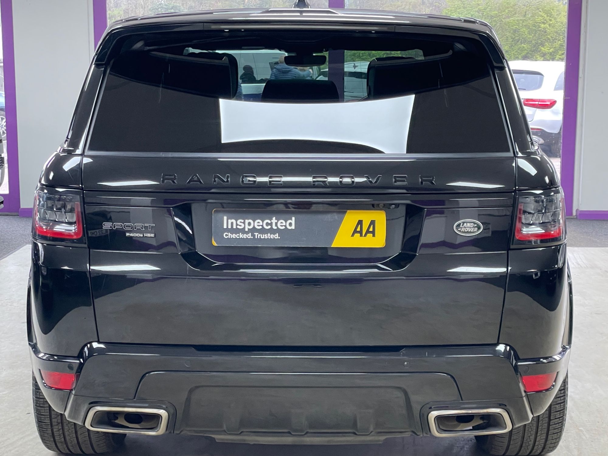 USED 2022 22 LAND ROVER RANGE ROVER SPORT 2.0 P400e 13.1kWh HSE Dynamic Black SUV 5dr Petrol Plug-in Hybrid Auto 4WD Euro 6 (s/s) (404 ps) 