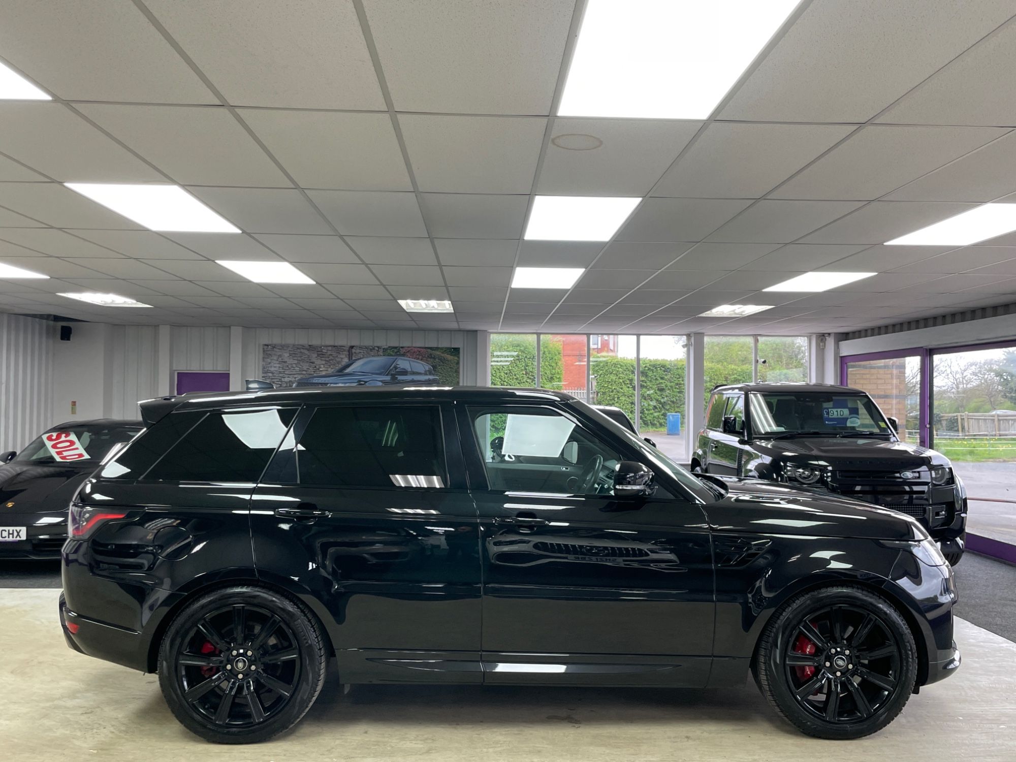 USED 2022 22 LAND ROVER RANGE ROVER SPORT 2.0 P400e 13.1kWh HSE Dynamic Black SUV 5dr Petrol Plug-in Hybrid Auto 4WD Euro 6 (s/s) (404 ps) 
