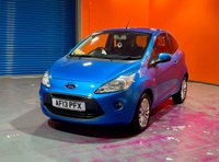USED 2013 13 FORD KA 1.2 Zetec Hatchback 3dr Petrol Manual Euro 5 (s/s) (69 ps) Alloys. A/C. Cheap To Run.