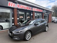 USED 2018 18 MAZDA MAZDA3 2.2 SKYACTIV-D Sport Nav Hatchback 5dr Diesel Manual Euro 6 (s/s) (150 ps) 12 MONTHS MOT   2 KEYS