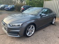 USED 2020 69 AUDI A5 2.0 TFSI 40 S line Coupe 2dr Petrol S Tronic Euro 6 (s/s) (190 ps) Coupe