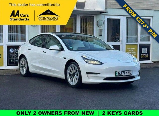 View our Tesla Model 3 (Dual Motor) Long Range Saloon 4dr Electric Auto 4WDE (346 ps)