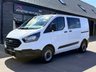 USED 2022 71 FORD TRANSIT CUSTOM 2.0 300 EcoBlue Leader Crew Van Double Cab 5dr Diesel Manual L1 H1 Euro 6 (s/s) (105 ps) CREW CAB . ALL TRADE INS ACCEPTED
