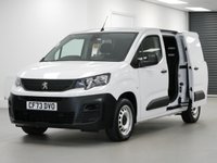 USED 2023 73 PEUGEOT PARTNER 1.5 BLUEHDI 100 BHP LONG PROESSIONAL PREMIUM PLUS + CREWCAB 5 SEATER | AIR CON | L2 LONG | CARPLAY