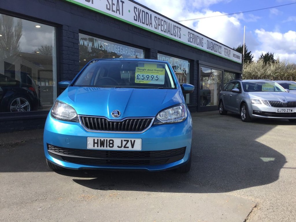 USED 2018 18 SKODA CITIGO 1.0 MPI SE Hatchback 5dr Petrol Manual Euro 6 (60 ps) 