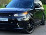 USED 2016 16 LAND ROVER RANGE ROVER SPORT 5.0 V8 SVR BLACK PACK OPEN PAN ROOF TWO-TONE LEATHER SUV STEPS 5DR PETROL AUTO 4WD EURO 6 (S/S) (550 PS) SAT NAV~REAR CAMERA~STEPS~PRIVACY