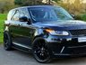 USED 2016 16 LAND ROVER RANGE ROVER SPORT 5.0 V8 SVR BLACK PACK OPEN PAN ROOF TWO-TONE LEATHER SUV STEPS 5DR PETROL AUTO 4WD EURO 6 (S/S) (550 PS) SAT NAV~REAR CAMERA~STEPS~PRIVACY