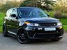 USED 2016 16 LAND ROVER RANGE ROVER SPORT 5.0 V8 SVR BLACK PACK OPEN PAN ROOF TWO-TONE LEATHER SUV STEPS 5DR PETROL AUTO 4WD EURO 6 (S/S) (550 PS) SAT NAV~REAR CAMERA~STEPS~PRIVACY
