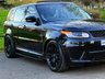 USED 2016 16 LAND ROVER RANGE ROVER SPORT 5.0 V8 SVR BLACK PACK OPEN PAN ROOF TWO-TONE LEATHER SUV STEPS 5DR PETROL AUTO 4WD EURO 6 (S/S) (550 PS) SAT NAV~REAR CAMERA~STEPS~PRIVACY
