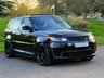 USED 2016 16 LAND ROVER RANGE ROVER SPORT 5.0 V8 SVR BLACK PACK OPEN PAN ROOF TWO-TONE LEATHER SUV STEPS 5DR PETROL AUTO 4WD EURO 6 (S/S) (550 PS) SAT NAV~REAR CAMERA~STEPS~PRIVACY