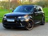 USED 2016 16 LAND ROVER RANGE ROVER SPORT 5.0 V8 SVR BLACK PACK OPEN PAN ROOF TWO-TONE LEATHER SUV STEPS 5DR PETROL AUTO 4WD EURO 6 (S/S) (550 PS) SAT NAV~REAR CAMERA~STEPS~PRIVACY