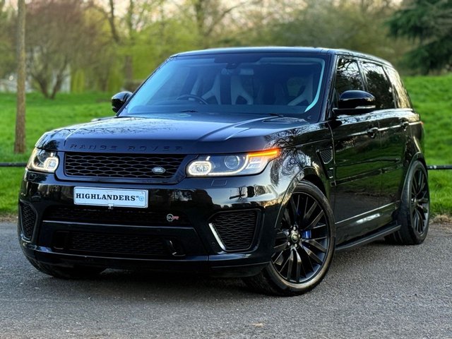 2016 16 Land Rover Range Rover Sport 5.0 V8 SVR BLACK PACK OPEN PAN ROOF TWO-TONE LEATHER SUV STEPS 5DR PETROL AUTO 4WD EURO 6 (S/S) (550 PS)