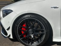 USED 2022 22 MERCEDES-BENZ CLA 2.0 CLA45 AMG S Plus Coupe 4dr Petrol 8G-DCT 4MATIC+ Euro 6 (s/s) (421 ps) FULL AMG KIT-BLACK & YELLOW LEATHER