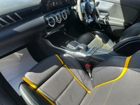 USED 2022 22 MERCEDES-BENZ CLA 2.0 CLA45 AMG S Plus Coupe 4dr Petrol 8G-DCT 4MATIC+ Euro 6 (s/s) (421 ps) FULL AMG KIT-BLACK & YELLOW LEATHER