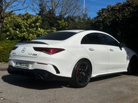 USED 2022 22 MERCEDES-BENZ CLA 2.0 CLA45 AMG S Plus Coupe 4dr Petrol 8G-DCT 4MATIC+ Euro 6 (s/s) (421 ps) FULL AMG KIT-BLACK & YELLOW LEATHER