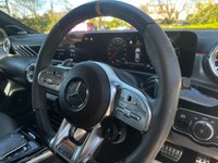 USED 2022 22 MERCEDES-BENZ CLA 2.0 CLA45 AMG S Plus Coupe 4dr Petrol 8G-DCT 4MATIC+ Euro 6 (s/s) (421 ps) FULL AMG KIT-BLACK & YELLOW LEATHER