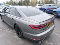 USED 2017 67 AUDI A8 Grey 3.0 TDI V6 50 Euro 6 saloon, 80,432 miles, ULEZ, Automatic Quattro, Full Audi history, Leather, Pano roof, Virtual cockpit, Camera, Heated seats! This 2017 Audi A8 TDI V6 boasts a full dealership service history at 1K, 18K, 31K, 42K, 54K, 58K, 67K, and 76K, with its last service completed on 2025-03-11 at 76,308 miles, offering excellent provenance. This sophisticated saloon features a powerful 3.0 litre diesel engine paired with four wheel drive, ensuring a smooth and capable driving experience. It meets Euro 6 emission standards and comes with a 3 month warranty for your peace of mind. The vehicle is equipped with a stunning panoramic g