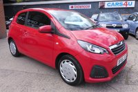 USED 2017 66 PEUGEOT 108 1.0 Active Hatchback 3dr Petrol Manual Euro 6 (68 ps) 