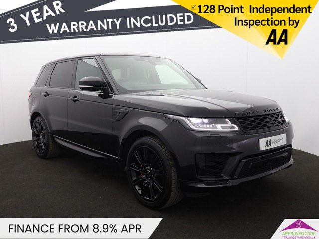 View our Land Rover Range Rover Sport 2.0 P400e 13.1kWh HSE Dynamic Black SUV 5dr Petrol Plug-in Hybrid Auto 4WD Euro 6 (s/s) (404 ps)