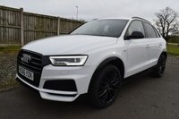 USED 2017 66 AUDI Q3 2.0 TDI Black Edition SUV 5dr Diesel S Tronic quattro Euro 6 (s/s) (184 ps) AUTO QUATTRO