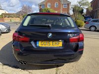 USED 2015 15 BMW 5 SERIES 2.0 520d SE Touring Imperial Blue