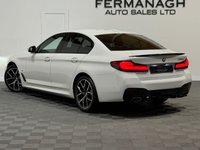 USED 2022 72 BMW 5 SERIES 2.0 520d MHT M Sport Saloon 4dr Diesel Hybrid Steptronic Euro 6 (s/s) (190 ps) Stunning ivory leather!