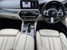 USED 2022 72 BMW 5 SERIES 2.0 520d MHT M Sport Saloon 4dr Diesel Hybrid Steptronic Euro 6 (s/s) (190 ps) Stunning ivory leather!