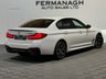 USED 2022 72 BMW 5 SERIES 2.0 520d MHT M Sport Saloon 4dr Diesel Hybrid Steptronic Euro 6 (s/s) (190 ps) Stunning ivory leather!