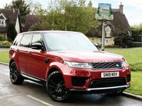 USED 2019 19 LAND ROVER RANGE ROVER SPORT 3.0 SD V6 HSE SUV 5dr Diesel Auto 4WD Euro 6 (s/s) (306 ps) LEATHER+PAN ROOF+SAT NAV+ULEZ
