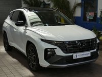 USED 2022 71 HYUNDAI TUCSON 1.6 h T-GDi N Line S SUV 5dr Petrol Hybrid Auto Euro 6 (s/s) (230 ps) Stunning example 1 Lady Owner Hyundai Warranty Full Hyundai Service History Sat nav Reversing Camera CarPlay Heated Seats Heated Steering Wheel Sunroof Cruise control Parking sensors