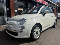 USED 2012 62 FIAT 500 1.2 Lounge Hatchback 3dr Petrol Manual Euro 4 (69 bhp) 1 KEY~SERVICE