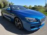 USED 2017 BMW 6 SERIES 4.4 650i V8 M Sport Convertible 2dr Petrol Auto Euro 6 (s/s) (450 ps) SONIC SPEED BLUE + NAPPA LEATHER