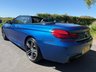 USED 2017 BMW 6 SERIES 4.4 650i V8 M Sport Convertible 2dr Petrol Auto Euro 6 (s/s) (450 ps) SONIC SPEED BLUE + NAPPA LEATHER
