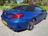 USED 2017 BMW 6 SERIES 4.4 650i V8 M Sport Convertible 2dr Petrol Auto Euro 6 (s/s) (450 ps) SONIC SPEED BLUE + NAPPA LEATHER