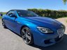 USED 2017 BMW 6 SERIES 4.4 650i V8 M Sport Convertible 2dr Petrol Auto Euro 6 (s/s) (450 ps) SONIC SPEED BLUE + NAPPA LEATHER