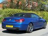 USED 2017 BMW 6 SERIES 4.4 650i V8 M Sport Convertible 2dr Petrol Auto Euro 6 (s/s) (450 ps) SONIC SPEED BLUE + NAPPA LEATHER