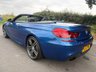 USED 2017 BMW 6 SERIES 4.4 650i V8 M Sport Convertible 2dr Petrol Auto Euro 6 (s/s) (450 ps) SONIC SPEED BLUE + NAPPA LEATHER