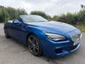 USED 2017 BMW 6 SERIES 4.4 650i V8 M Sport Convertible 2dr Petrol Auto Euro 6 (s/s) (450 ps) SONIC SPEED BLUE + NAPPA LEATHER