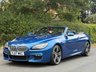 USED 2017 BMW 6 SERIES 4.4 650i V8 M Sport Convertible 2dr Petrol Auto Euro 6 (s/s) (450 ps) SONIC SPEED BLUE + NAPPA LEATHER