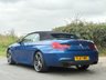 USED 2017 BMW 6 SERIES 4.4 650i V8 M Sport Convertible 2dr Petrol Auto Euro 6 (s/s) (450 ps) SONIC SPEED BLUE + NAPPA LEATHER