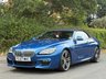 USED 2017 BMW 6 SERIES 4.4 650i V8 M Sport Convertible 2dr Petrol Auto Euro 6 (s/s) (450 ps) SONIC SPEED BLUE + NAPPA LEATHER