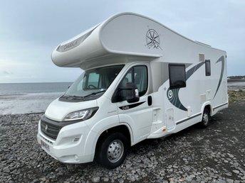 2020 CHAUSSON C656 FLASH 7 BERTH, 7 BELTED SEATS! Family Motorhome, lovely spec on this one - Rear bunk beds (Bottom bunk folds away when not in use to provide storage which can be accessed internally and both sides from outside lockers) Family sized bathroom in modern finish with toilet sink and shower, kitchen area with large larder fridge, sink, hob, grill & oven. Fantastic dining area for all the family - comfortably seats 7. Nice extras on this one including reversing camera, bike rack, Star Link Wifi, Victron energy management system with Lithium batteries and solar panels - perfect for those off-grid adventures. Make this motorhome yours today was &pound;43,995 now &pound;38,995 due to damp detected, now repaired. Up to 7 years finance and warranty packages available. DIMENSIONS - LENGTH - 6.96M, WIDTH - 2.35M, HEIGHT - 3.1M &pound;38995.00