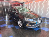 USED 2016 16 VOLKSWAGEN POLO 1.2 TSI BlueMotion Tech Match Hatchback 5dr Petrol Manual Euro 6 (s/s) (90 ps) 