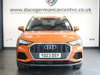 USED 2023 23 AUDI Q3 1.5 TFSI CoD 35 Technik SUV 5dr Petrol S Tronic Euro 6 (s/s) (150 ps) HEAD TURNING SUV OF THE HIGHEST QUALITY - 1 OWNER FROM NEW, COMES WITH A FULL SERVICE HISTORY + VIRTUAL COCKPIT DIGITAL DASH DISPLAY + REAR VIEW CAMERA + SONOS SOUND SYSTEM + COMFORT AND SOUND PACK + SATELLITE NAVIGATION + APPLE CARPLAY / ANDROID AUTO + BLUETOOTH CONNECTIVITY + DAB DIGITAL RADIO + CRUISE CONTROL + AUTOMATIC HEADLIGHTS + DUAL ZONE CLIMATE CONTROL + AIR CONDITIONING + ECO STOP START SYSTEM + LED DAY TIME RUNNING LIGHTS + LEATHER MULTI FUNCTIONAL STEERING WHEEL + PARKING SENSORS