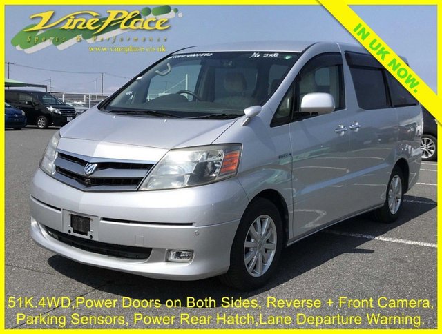 View our Toyota Alphard 2.4 Hybrid 4WD, 8 Seats, Auto, 51K Miles