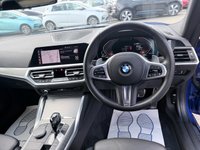 USED 2021 70 BMW 4 SERIES Blue 2.0 420d MHT M Sport coupe, 53,300 miles, ULEZ compliant, Automatic, Leather, 18in Alloys, A/C, Bluetooth, DAB, Sat Nav, Harman Kardon,  This 2021 BMW 4 Series 420d M Sport offers an exceptional blend of performance and advanced technology.  As a Euro 6 compliant model, it features a 2.0 litre diesel hybrid engine, providing efficient power.  The M Sport trim enhances its sporty appeal, complemented by the M Sport Pro Package and striking blue high gloss M Sport brakes.  Inside, you'll find the Premium Branded Sound System, including a Harman Kardon loudspeaker system, and the comprehensive Technology Plus Pack. This pack include
