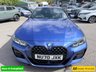 USED 2021 70 BMW 4 SERIES Blue 2.0 420d MHT M Sport coupe, 53,300 miles, ULEZ compliant, Automatic, Leather, 18in Alloys, A/C, Bluetooth, DAB, Sat Nav, Harman Kardon,  This 2021 BMW 4 Series 420d M Sport offers an exceptional blend of performance and advanced technology.  As a Euro 6 compliant model, it features a 2.0 litre diesel hybrid engine, providing efficient power.  The M Sport trim enhances its sporty appeal, complemented by the M Sport Pro Package and striking blue high gloss M Sport brakes.  Inside, you'll find the Premium Branded Sound System, including a Harman Kardon loudspeaker system, and the comprehensive Technology Plus Pack. This pack include