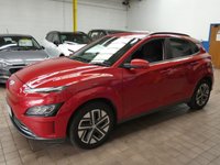 USED 2022 22 HYUNDAI KONA 64kWh Premium SUV 5dr Electric Auto (10.5kW Charger) (204 ps) SAT NAV HEATED SEATS REAR VIEW CAMERA CRUISE CONTROL PARKING SENSORS 1 OWNER EXCELLENT SERVICE HISTORY WARRANTY