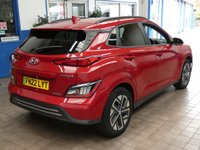 USED 2022 22 HYUNDAI KONA 64kWh Premium SUV 5dr Electric Auto (10.5kW Charger) (204 ps) SAT NAV HEATED SEATS REAR VIEW CAMERA CRUISE CONTROL PARKING SENSORS 1 OWNER EXCELLENT SERVICE HISTORY WARRANTY